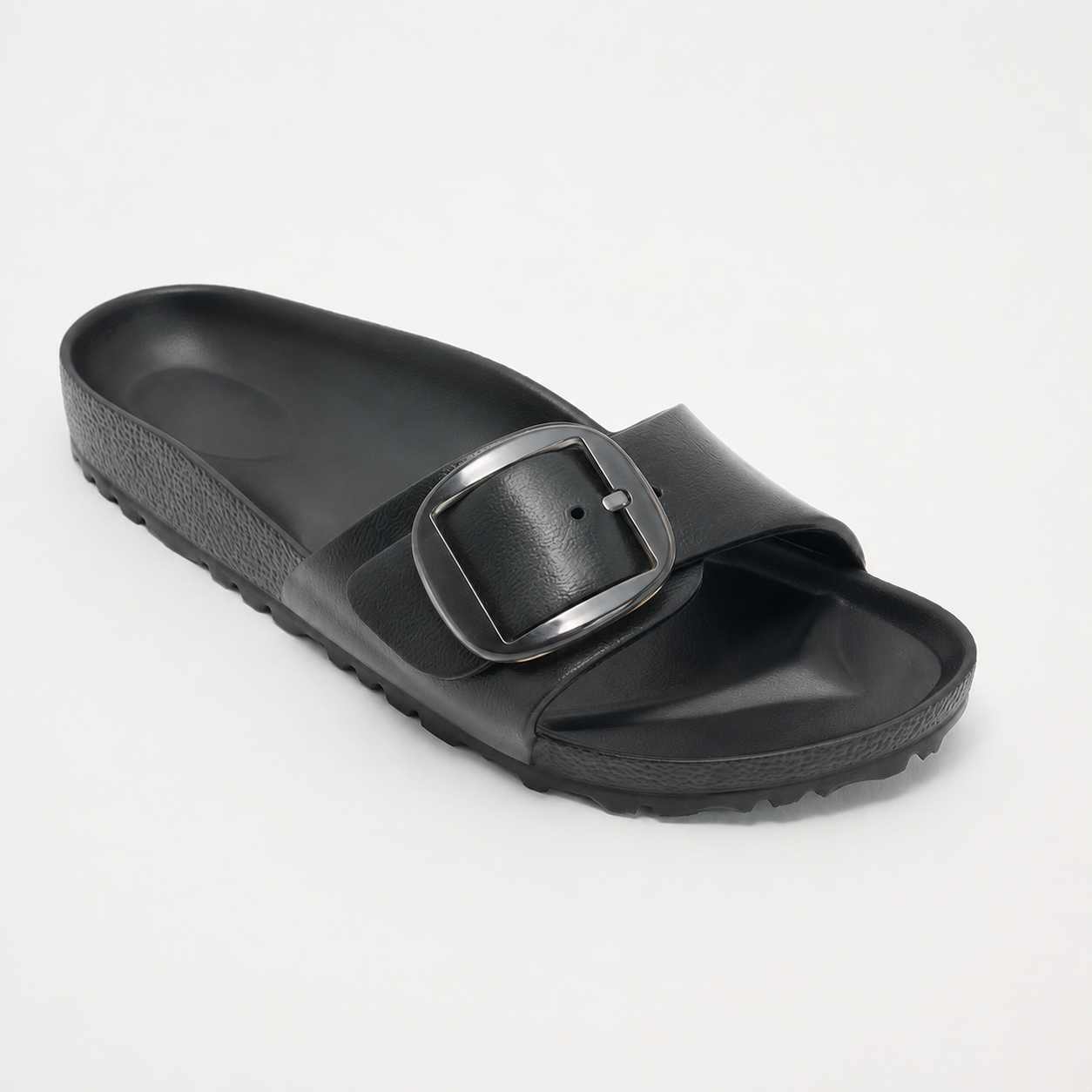 Big Buckle Slide Sandal For Women