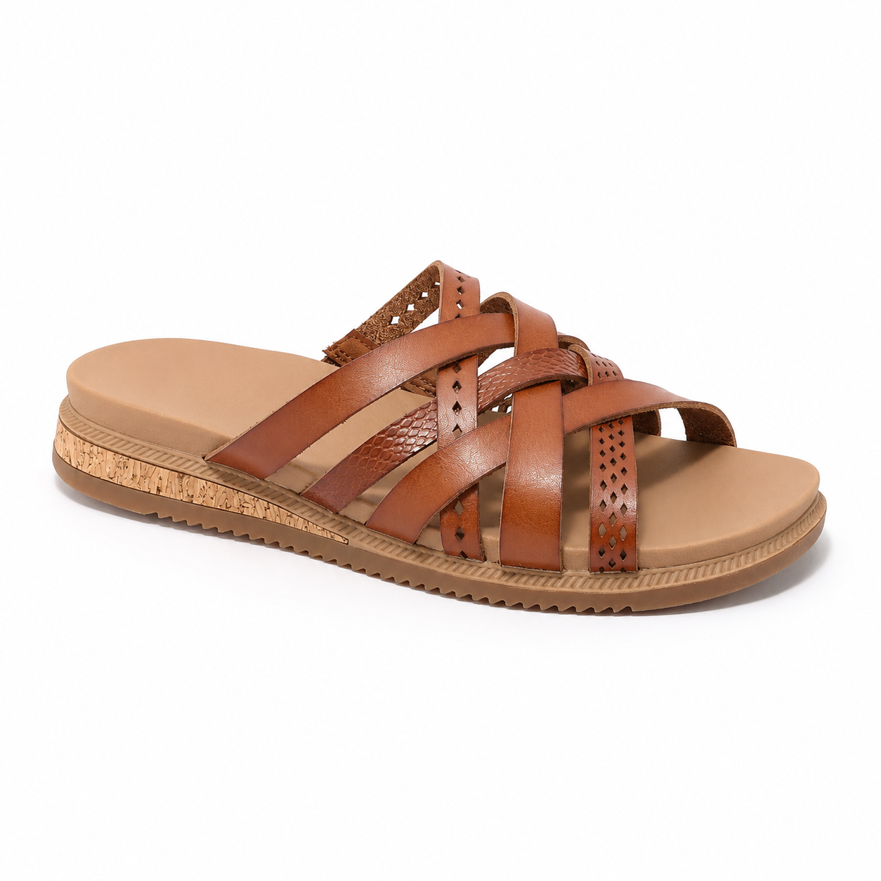 Comfort Slide Sandals With Cushioned Footbed For Women