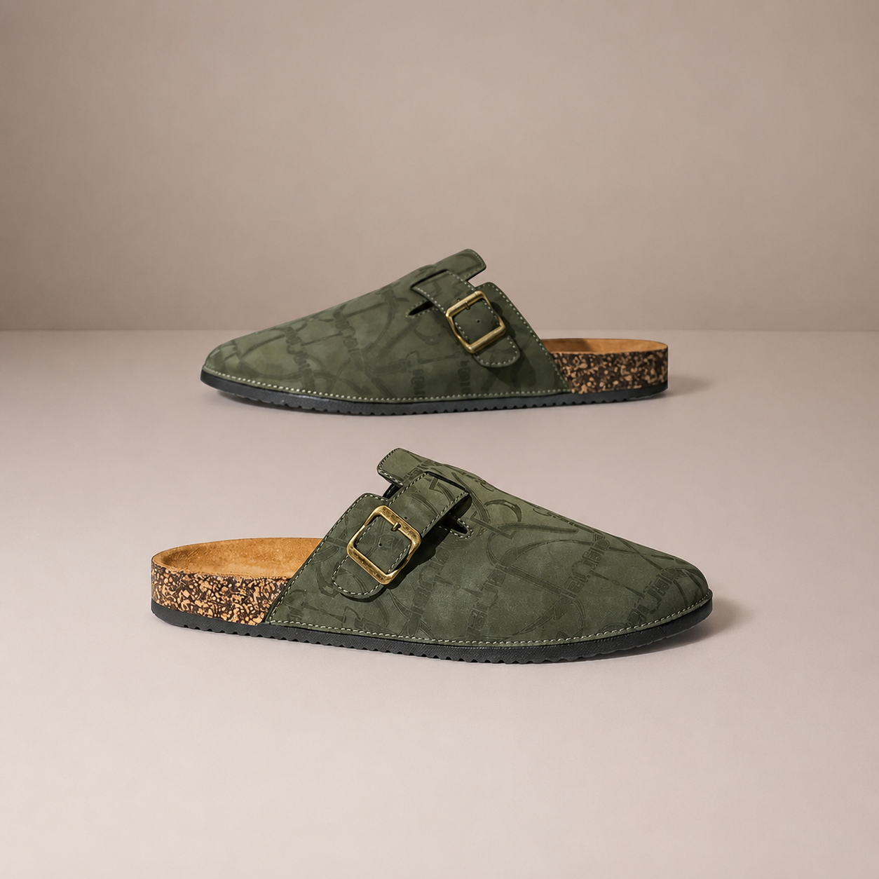 Casual Fashion Flat Slip On Mules Sandals For Men