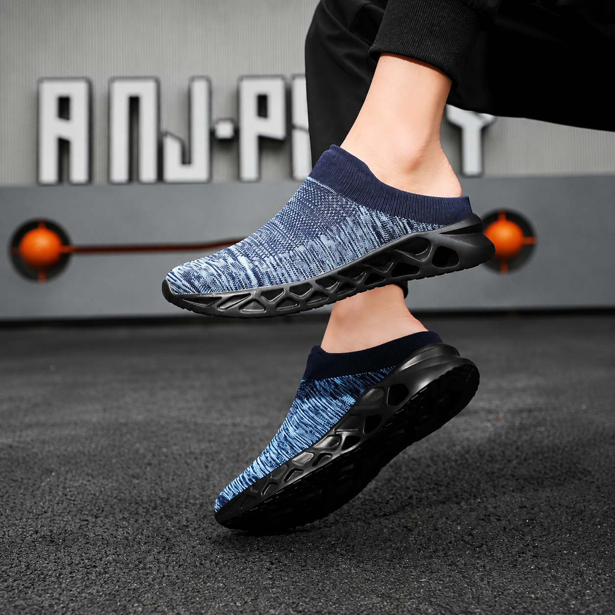 Casual Contrast Slip On Indoor Outdoor Wear Mules For Men