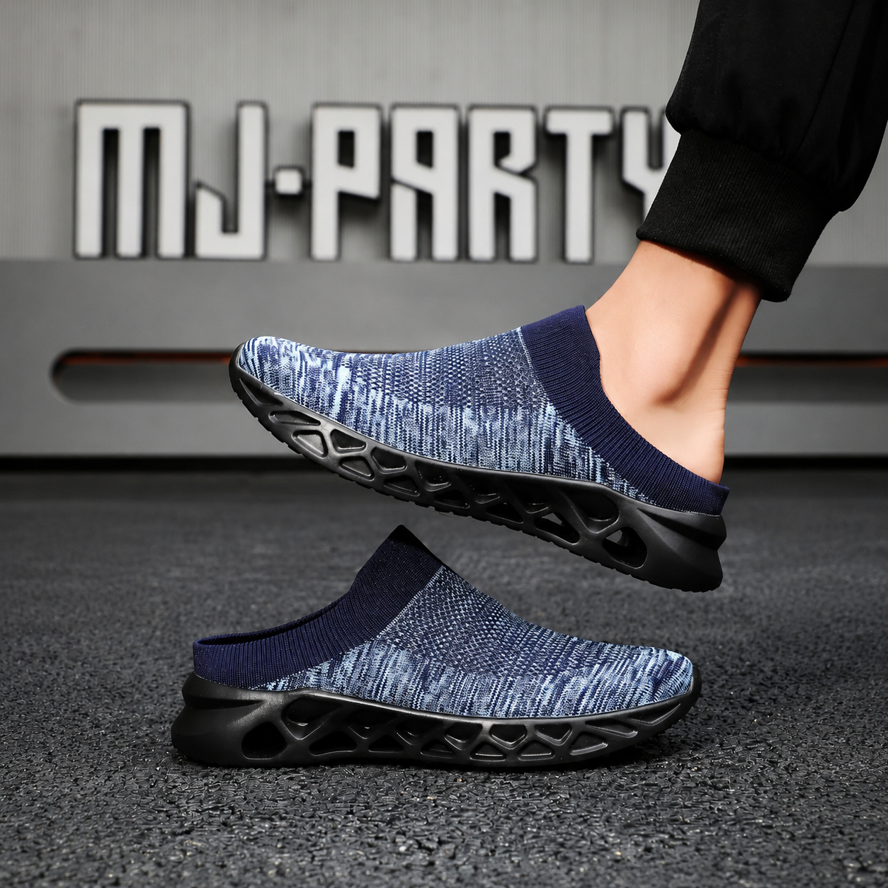 Casual Contrast Slip On Indoor Outdoor Wear Mules For Men