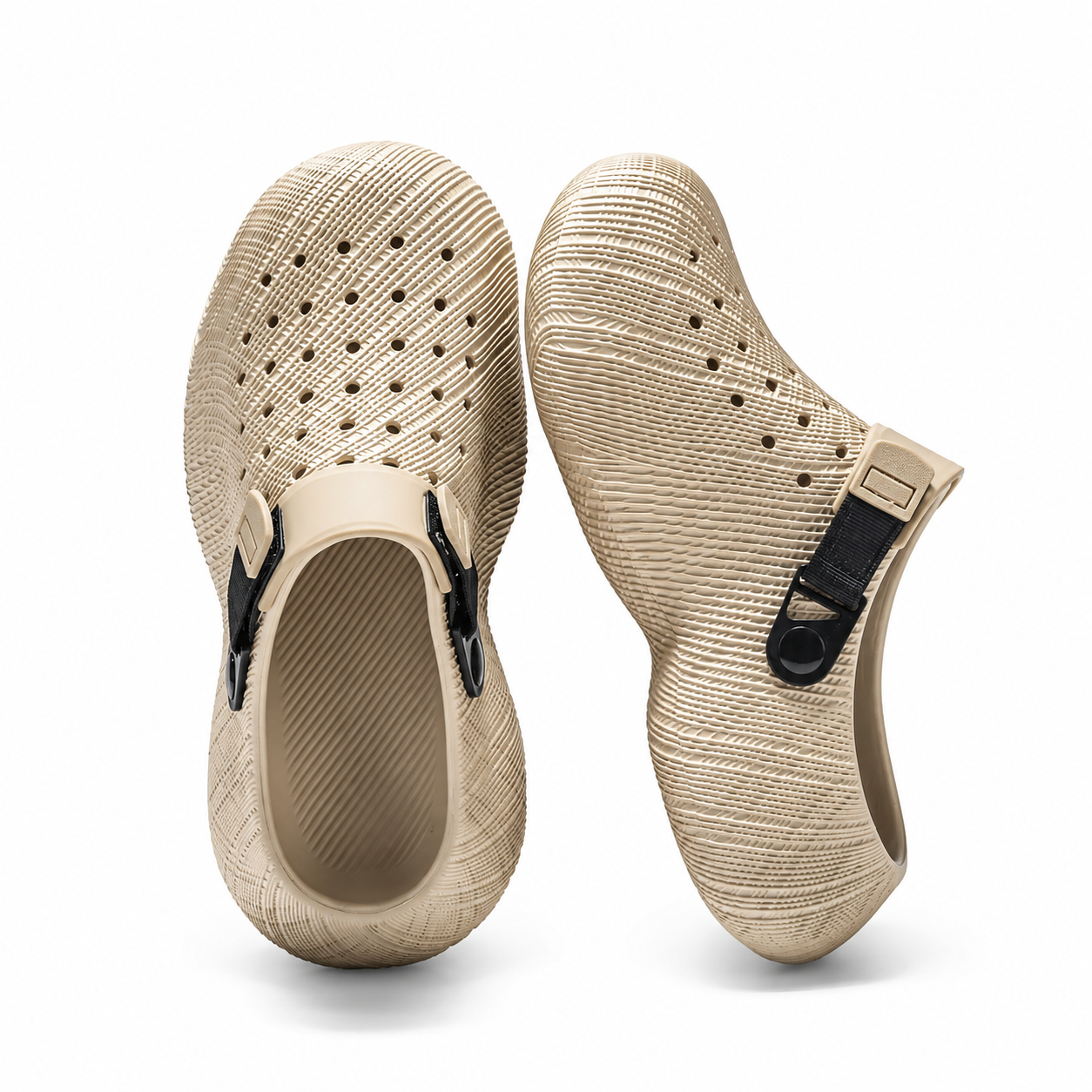 Sporty Casual Slip On Clogs Sandals For Men With Adjustable Strap