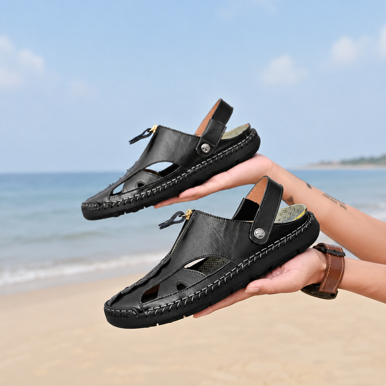 Casual Outdoor Fashionable Sports Slip On Sandals For Men