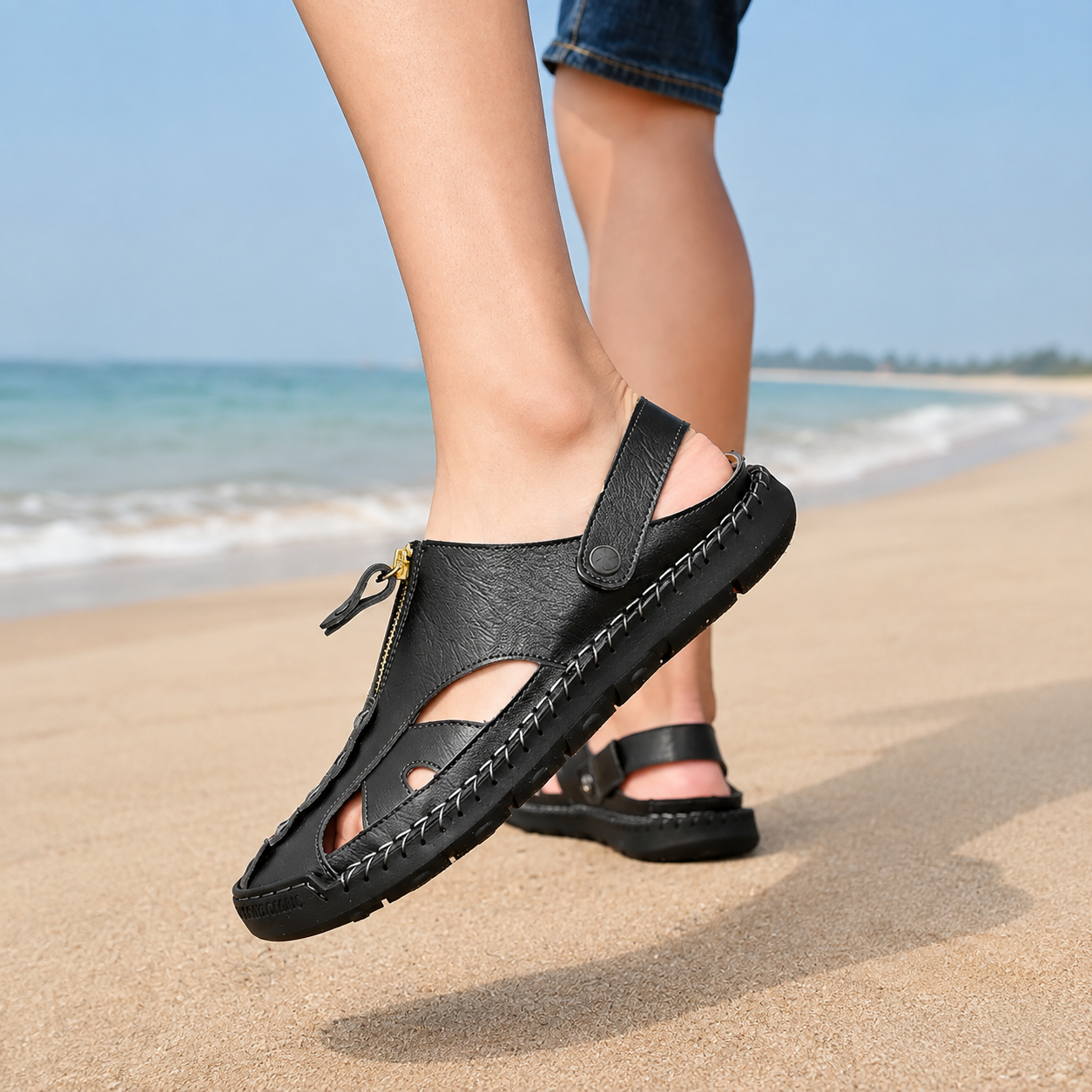 Casual Outdoor Fashionable Sports Slip On Sandals For Men