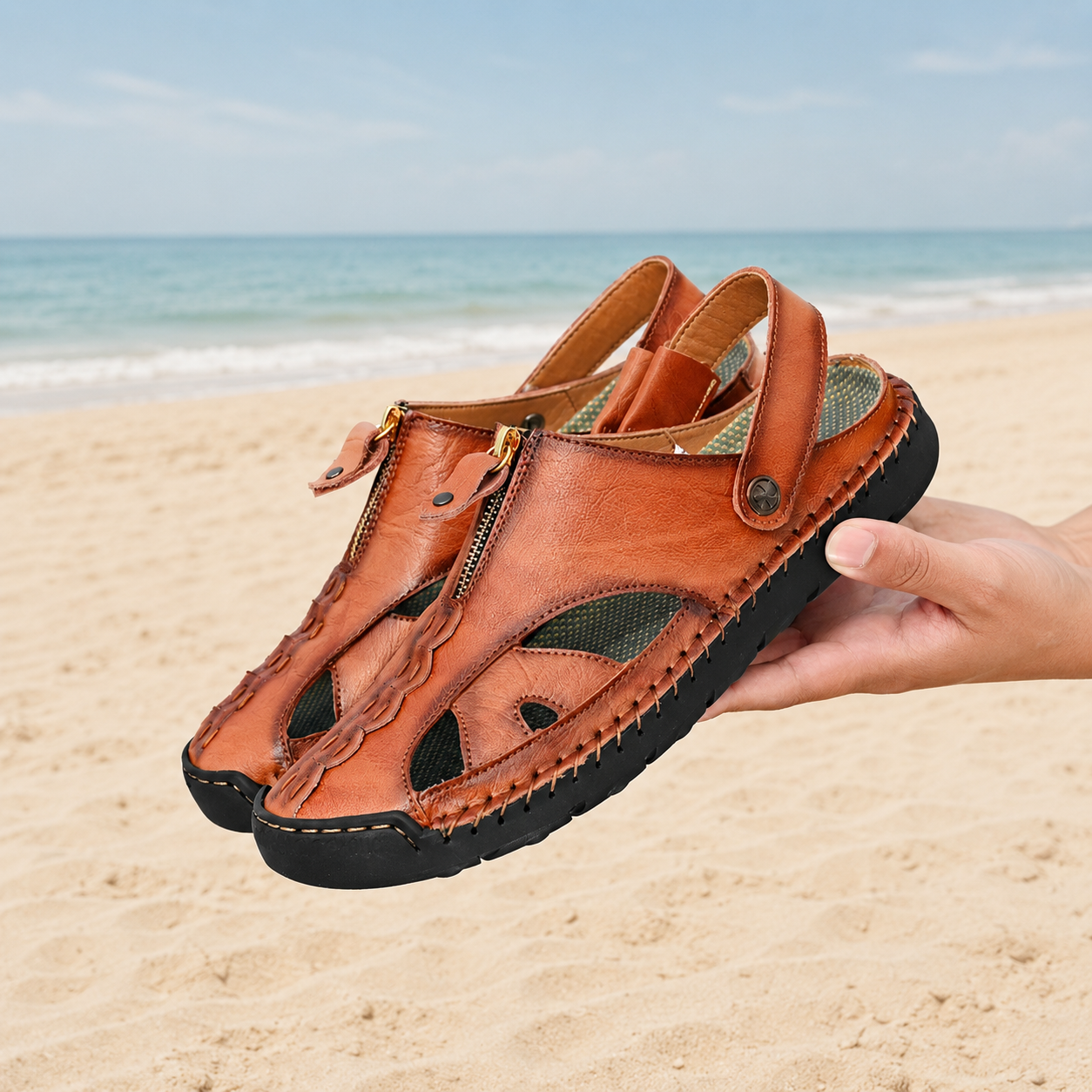 Casual Outdoor Fashionable Sports Slip On Sandals For Men