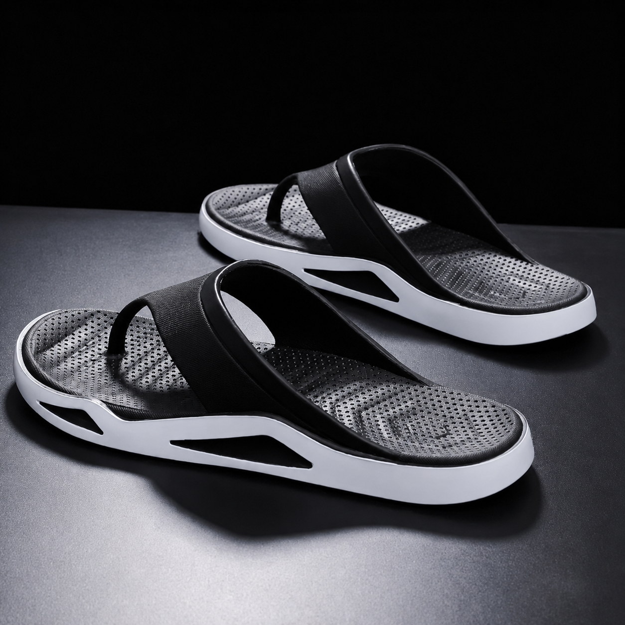 Hong Kong Style Anti Odor Flip Flop Sandals For Men And Women