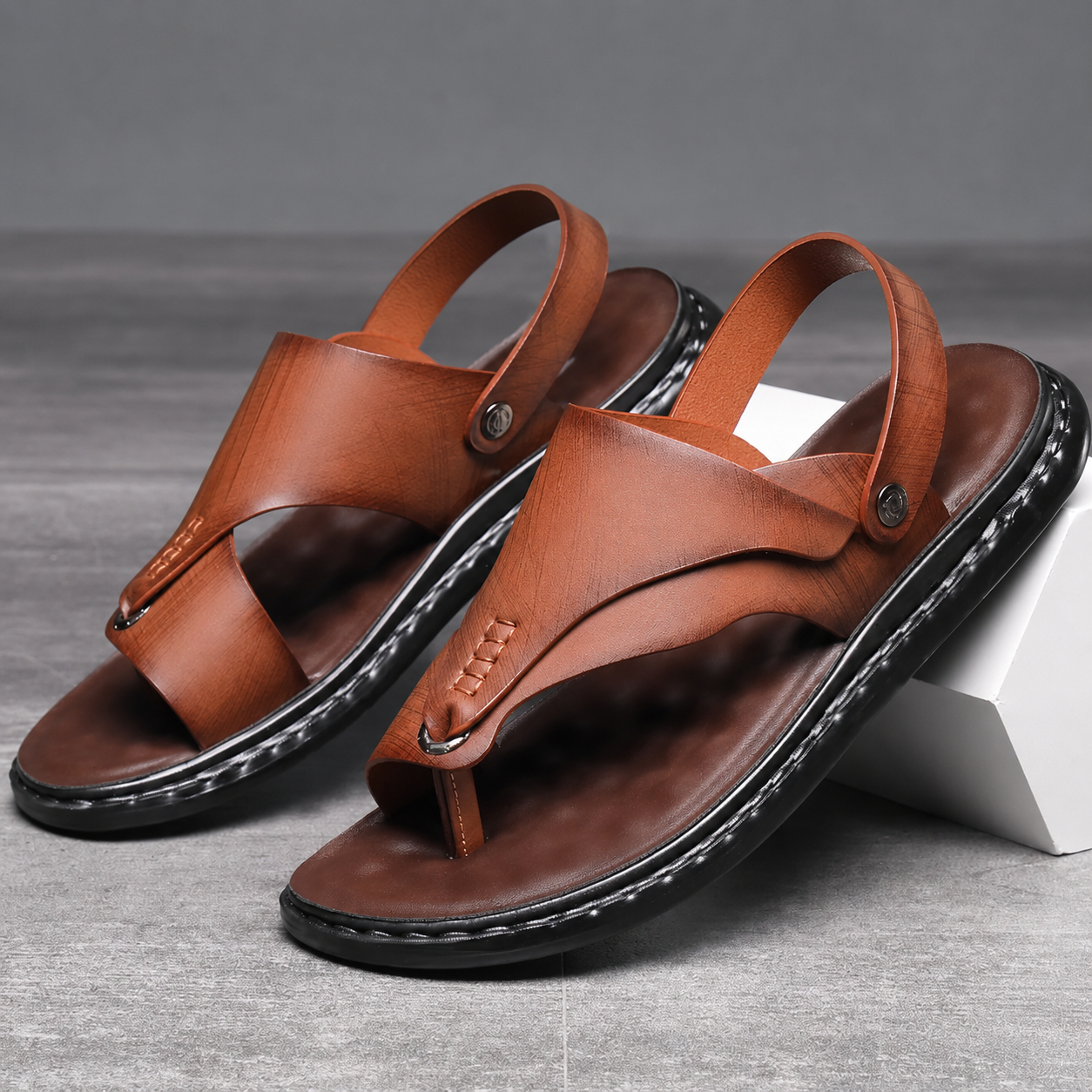 Anti Slip Waterproof Summer Street Footwear Sandals For Men