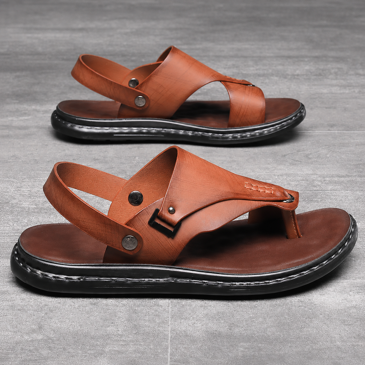 Anti Slip Waterproof Summer Street Footwear Sandals For Men