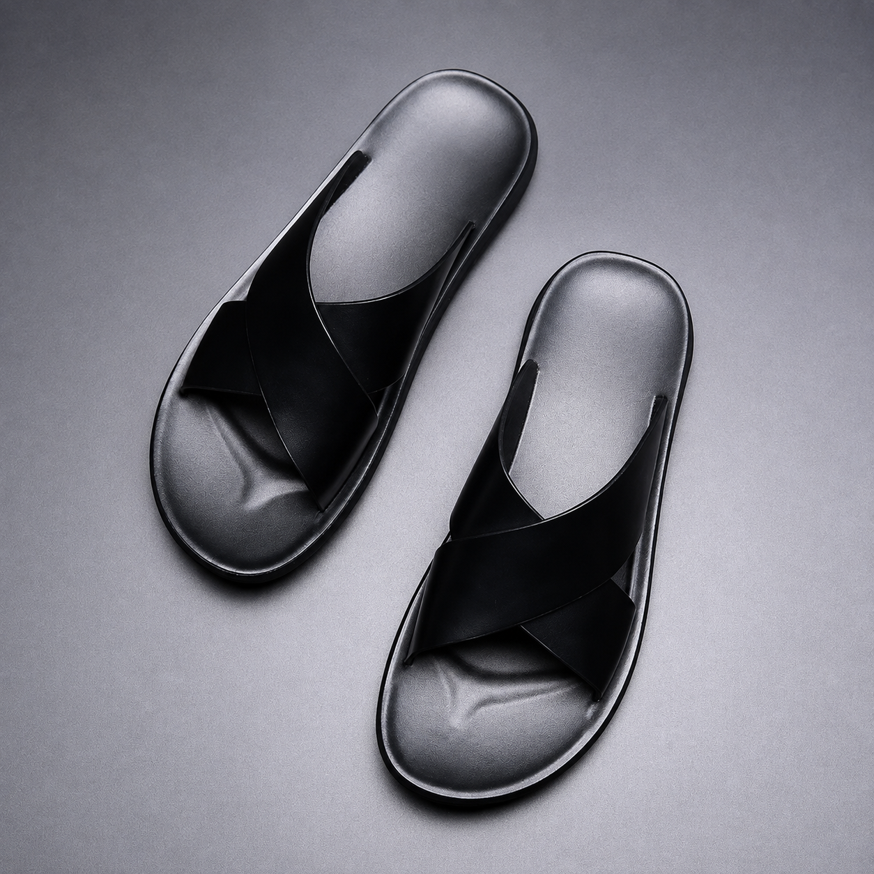 Casual Flat Sandals With Loop Buckle For Men