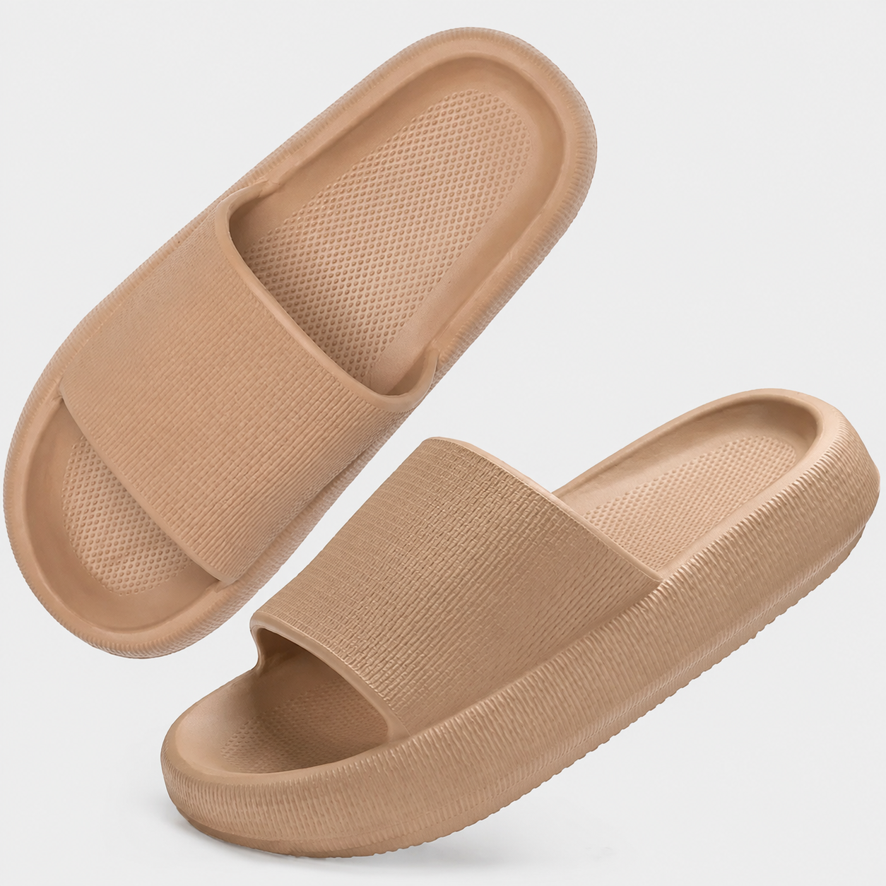 Casual Indoor Thick Sole Foam Slides Slippers For Men And Women