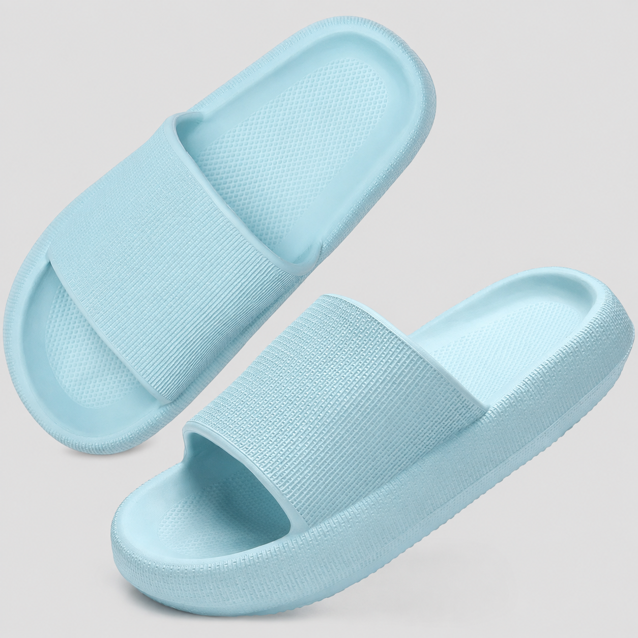Casual Indoor Thick Sole Foam Slides Slippers For Men And Women
