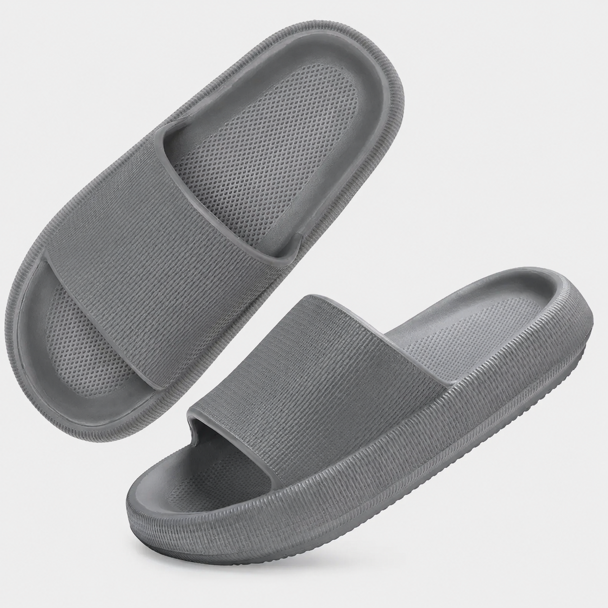 Casual Indoor Thick Sole Foam Slides Slippers For Men And Women
