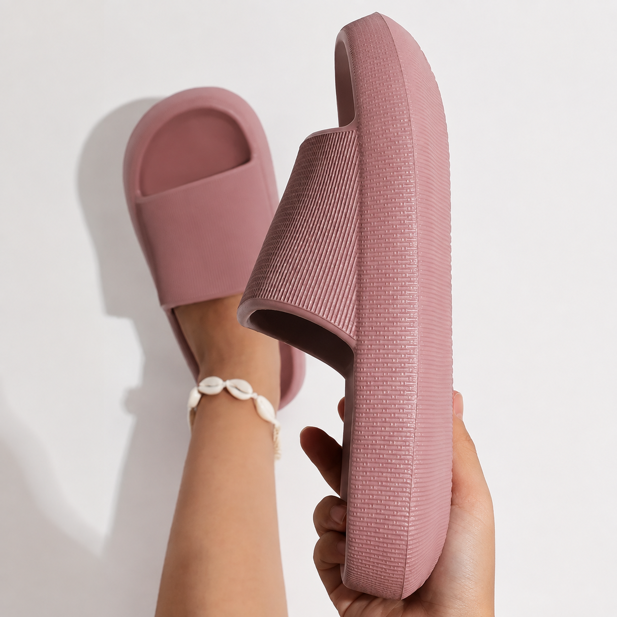 Casual Indoor Thick Sole Foam Slides Slippers For Men And Women