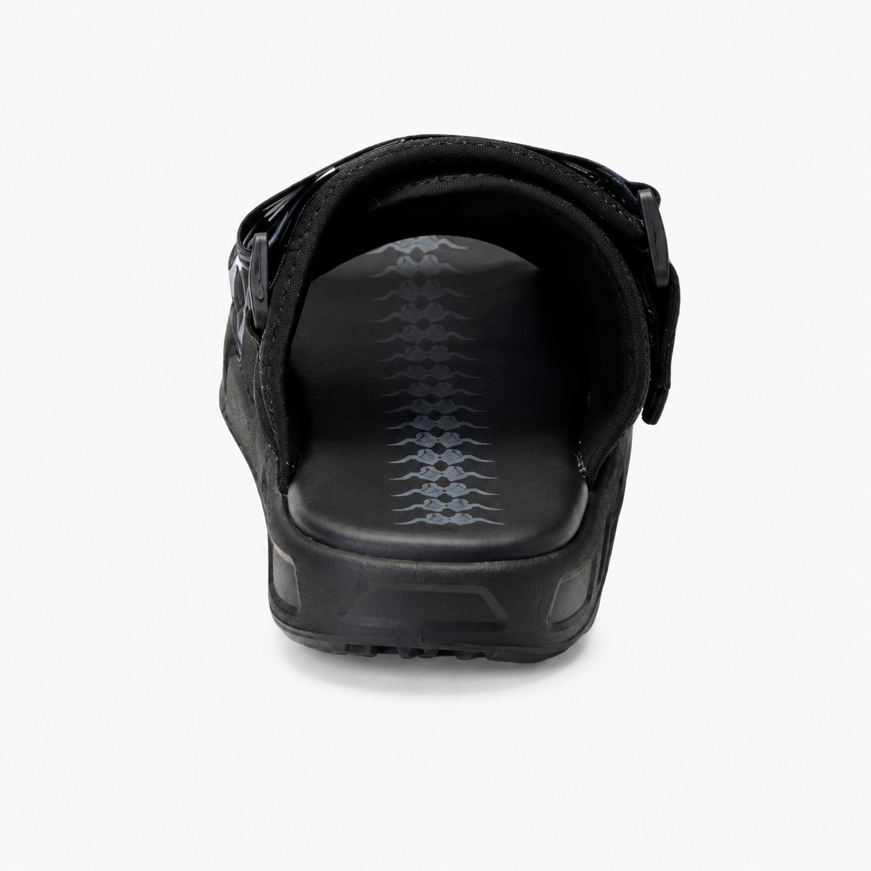 Dual Tone Two Strap Slide Sandals For Men