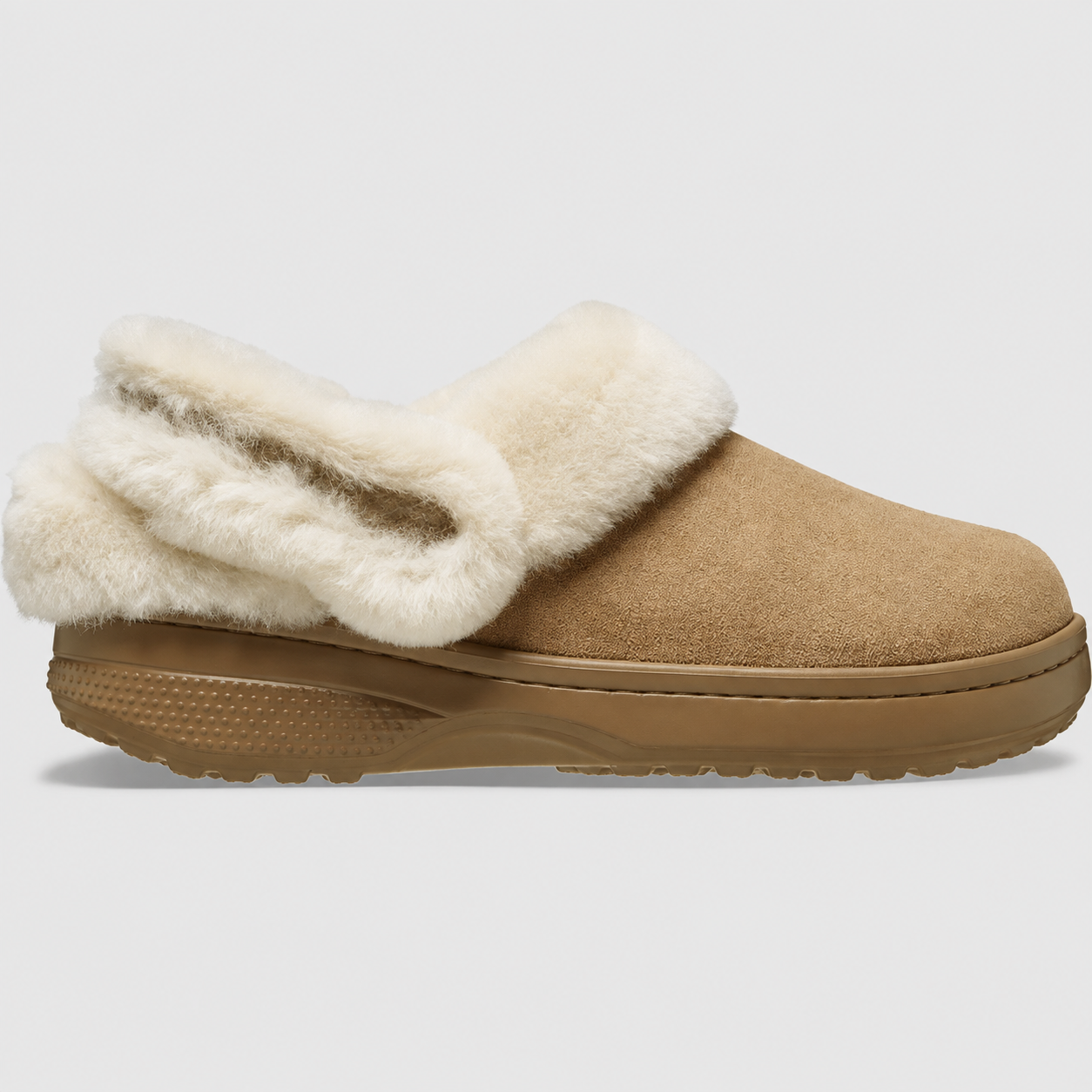 Classic Lined Fuzzy Clog Slippers For Men And Women