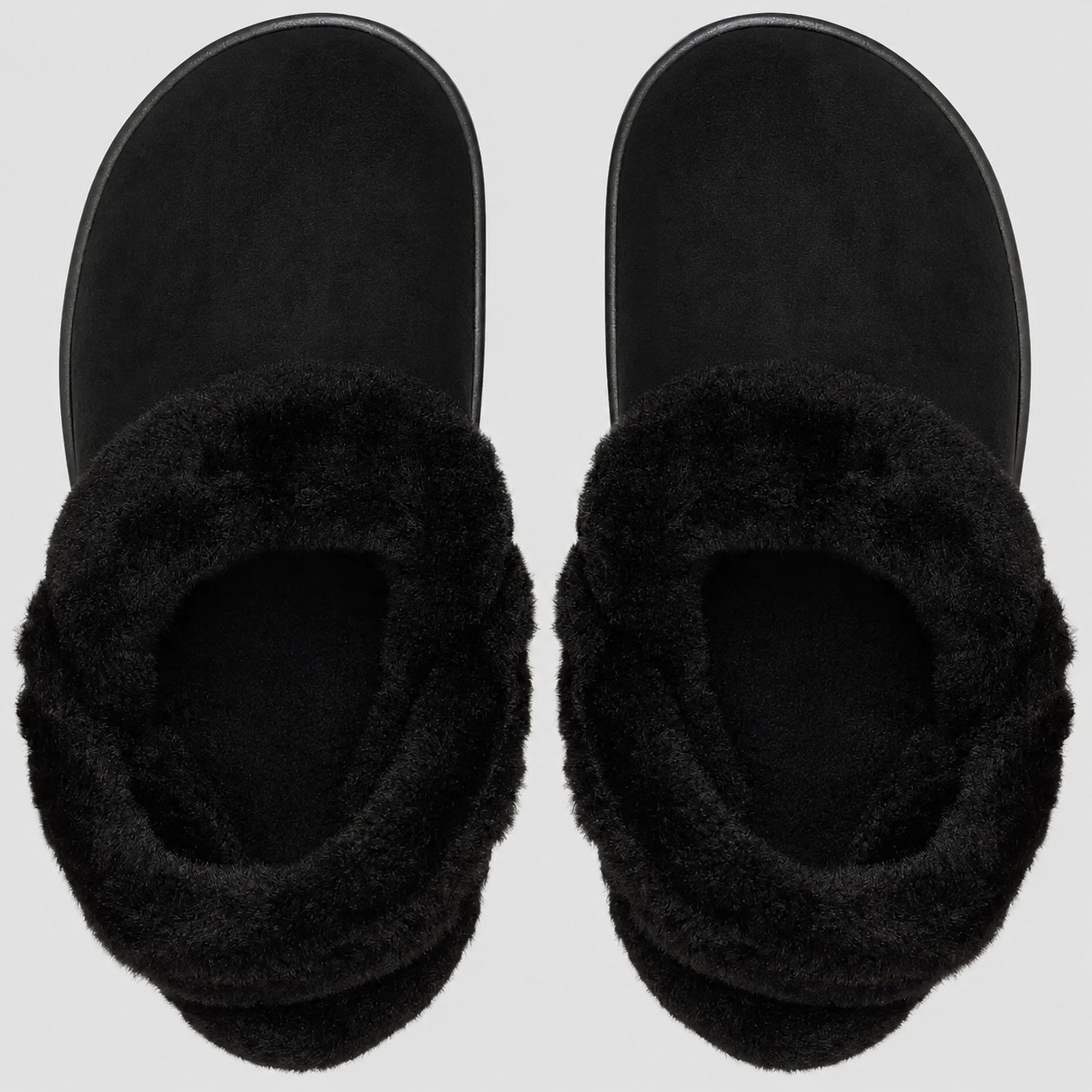 Classic Lined Fuzzy Clog Slippers For Men And Women