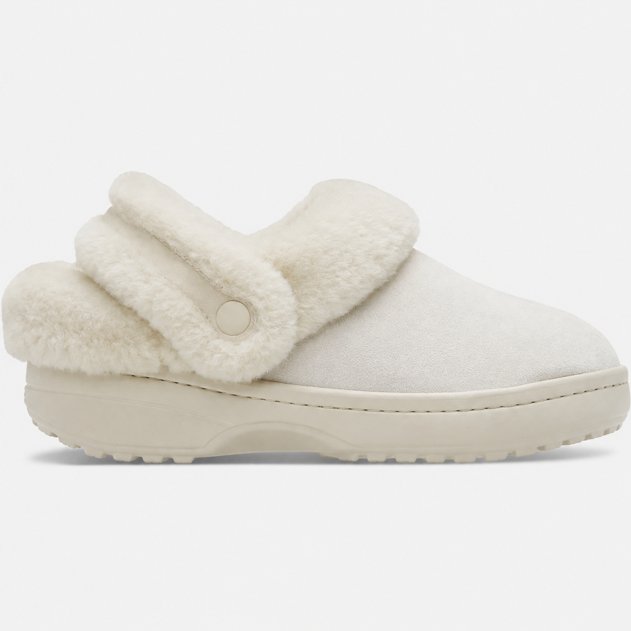 Classic Lined Fuzzy Clog Slippers For Men And Women