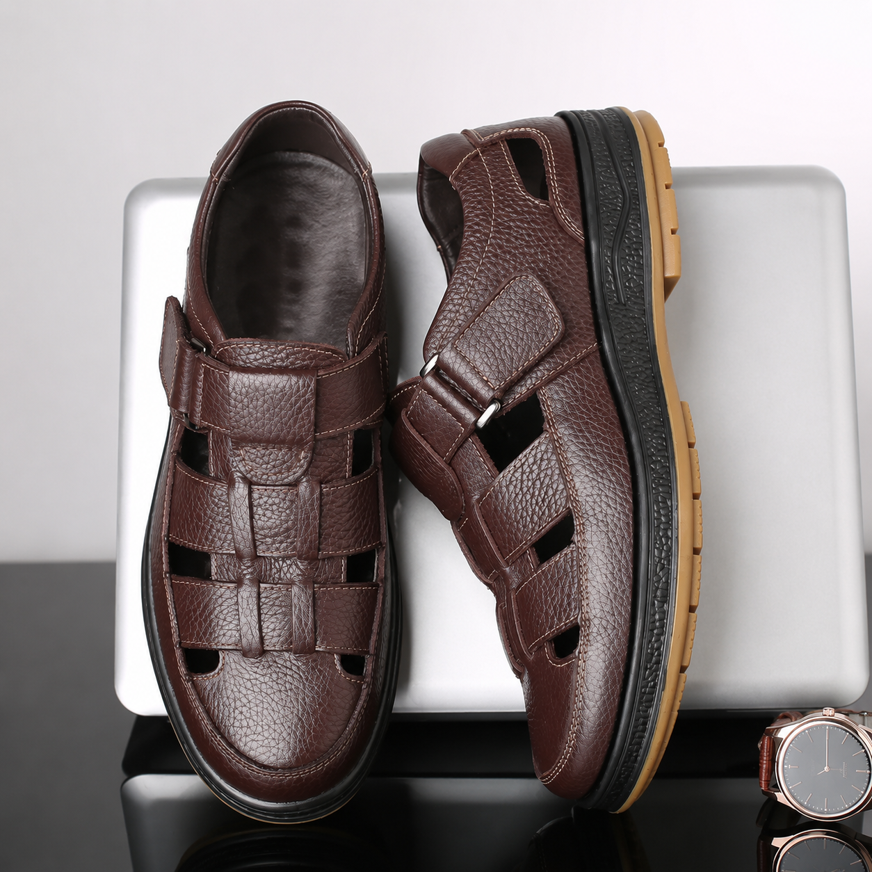 Casual Summer Hollow Out Anti Slip Shoes For Men