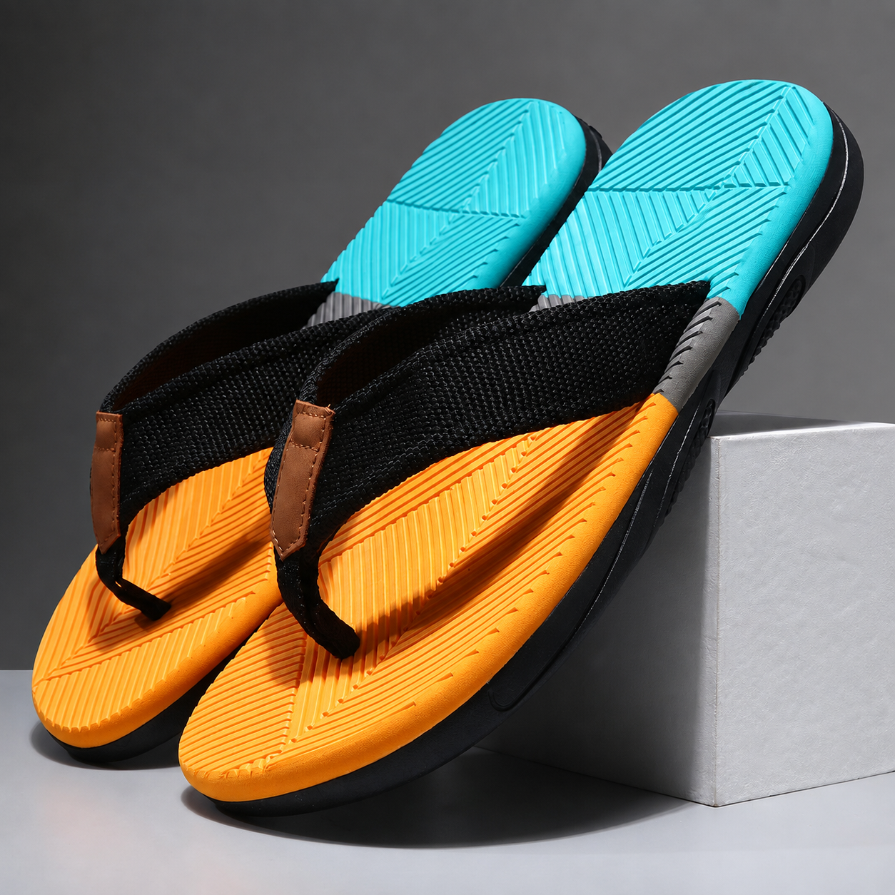 Casual Lightweight Quick Dry Cushioned Insole Wide Fit Slippers For Men