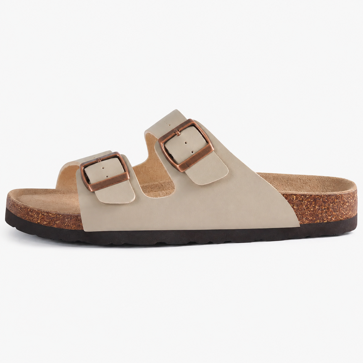 Casual Mild Arch Support And Double Adjustable Buckle Slides For Men And Women