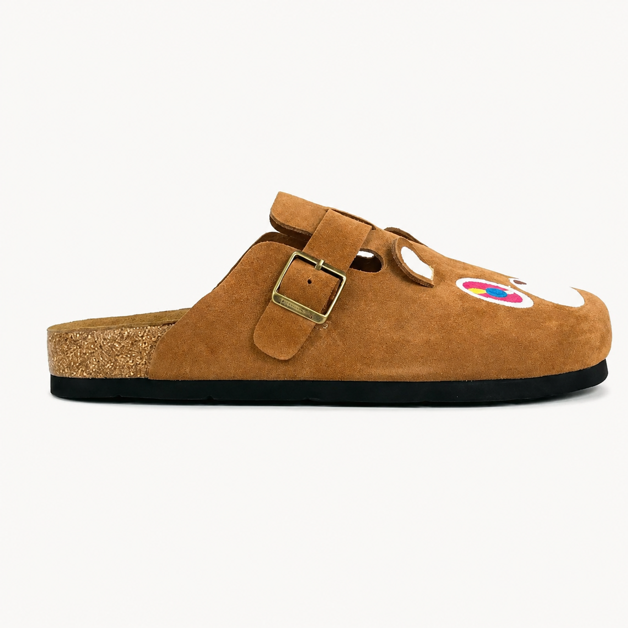Easy Slip On Cushioned Embroidered Clogs Slippers For Men