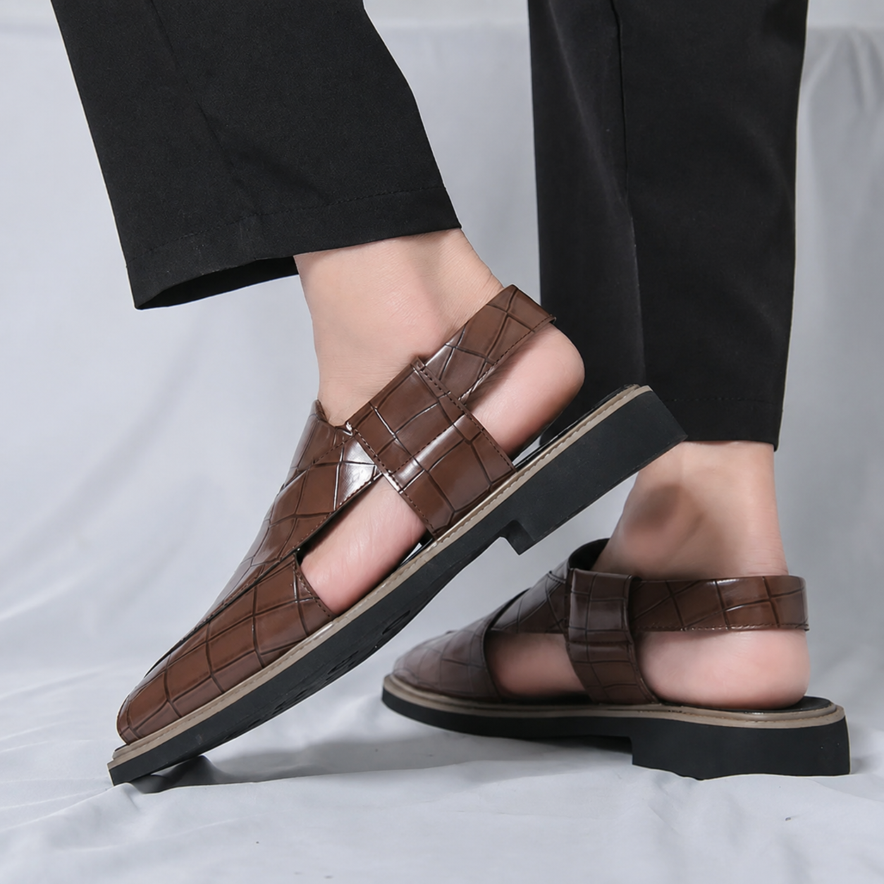 Cross Strap Casual Walking Outdoor Sandals For Men