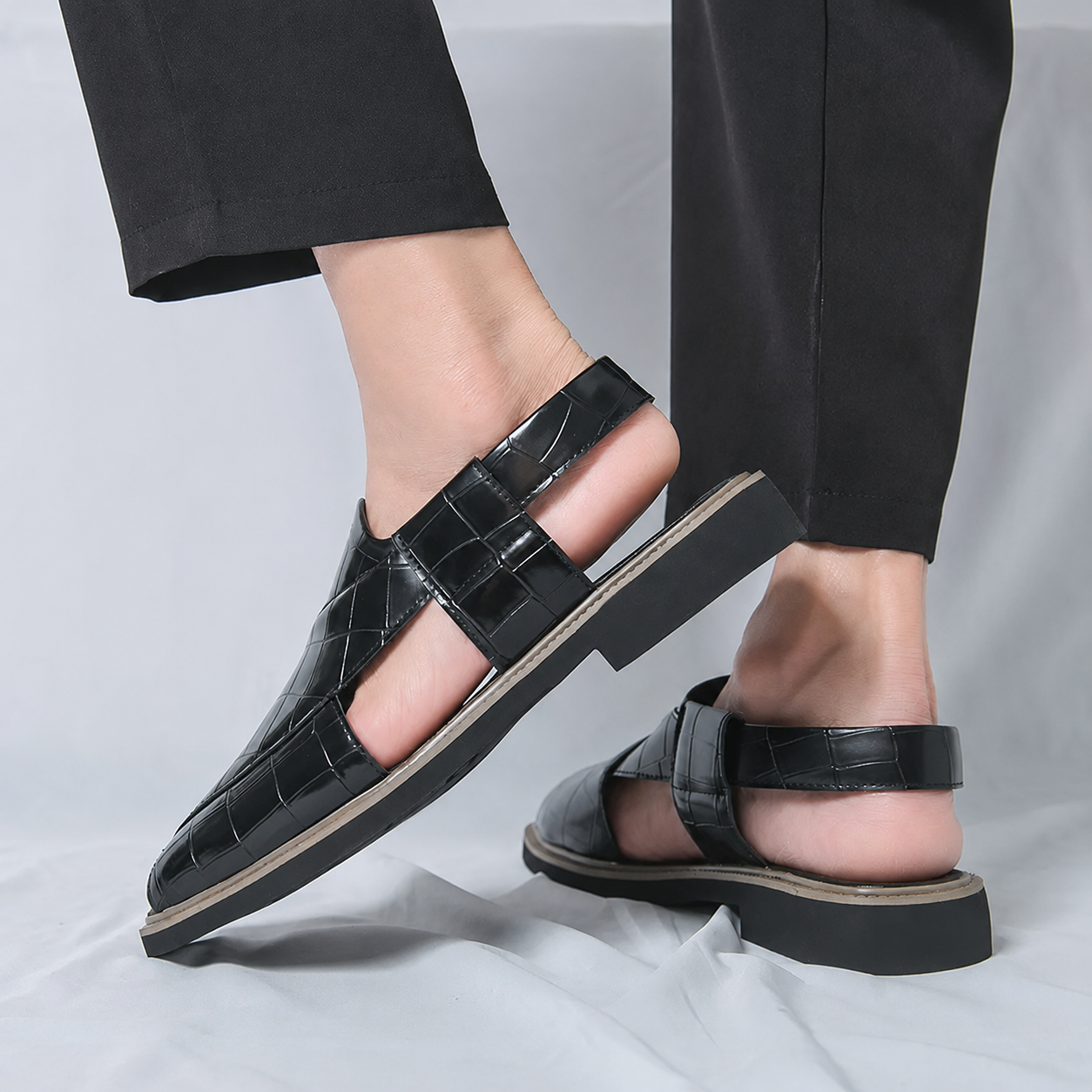 Cross Strap Casual Walking Outdoor Sandals For Men