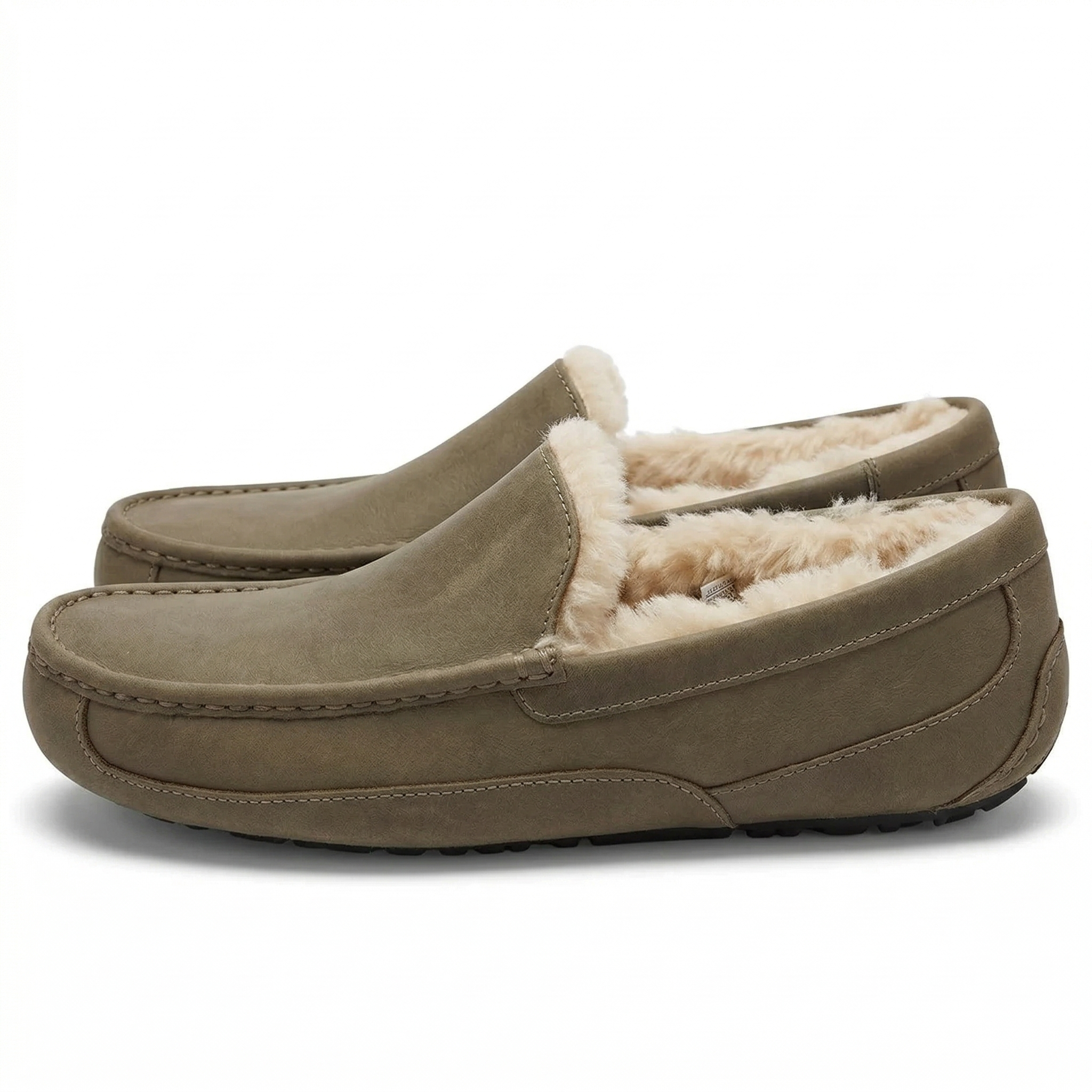 Slip On Loafers With Wool Lining