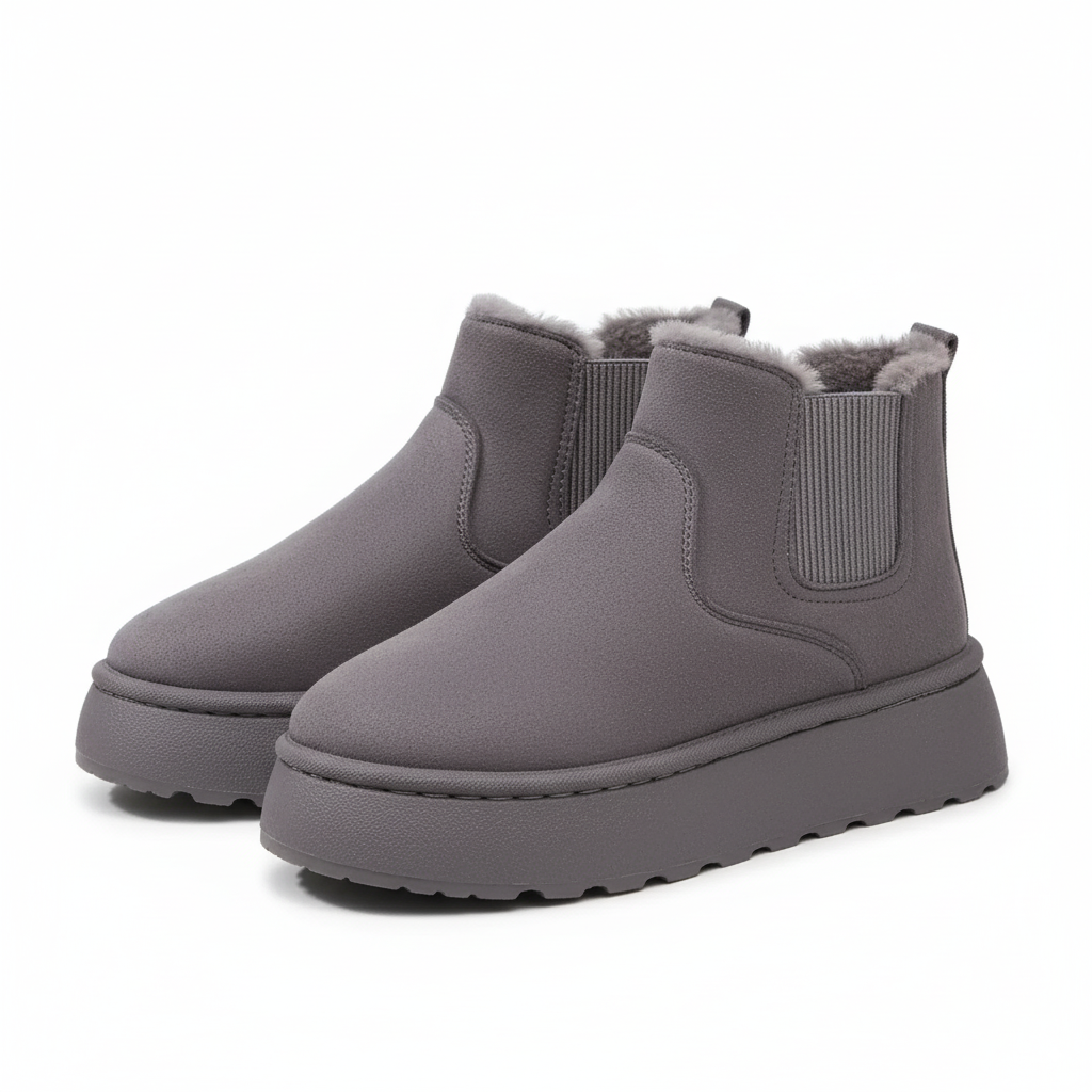 Soft Wool Lined Comfy Boots