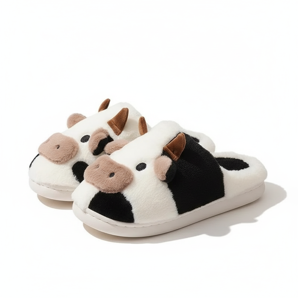 Animal Themed Cozy Fluffy Slippers