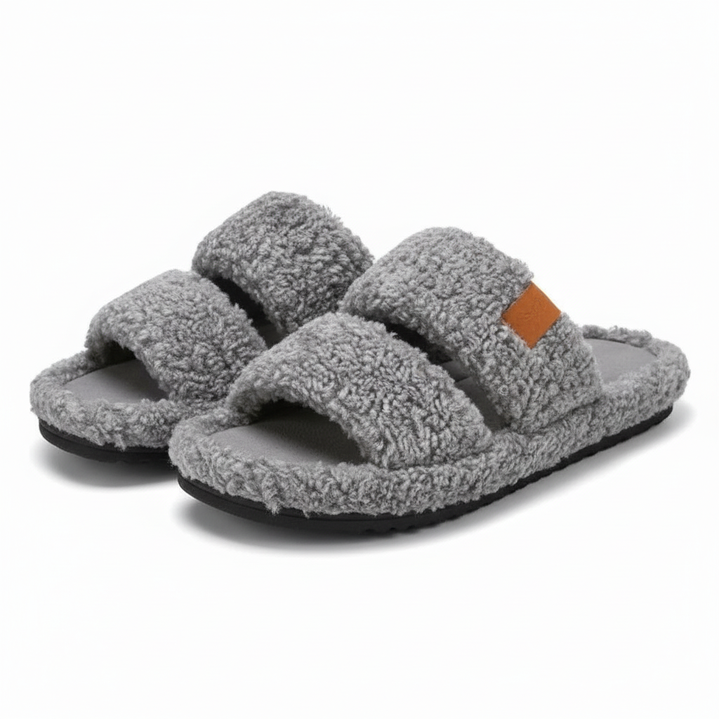 Soft Fuzzy Slippers For Women With Memory Foam Comfort