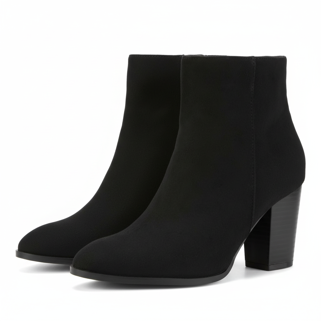 Block Pattern High Boots