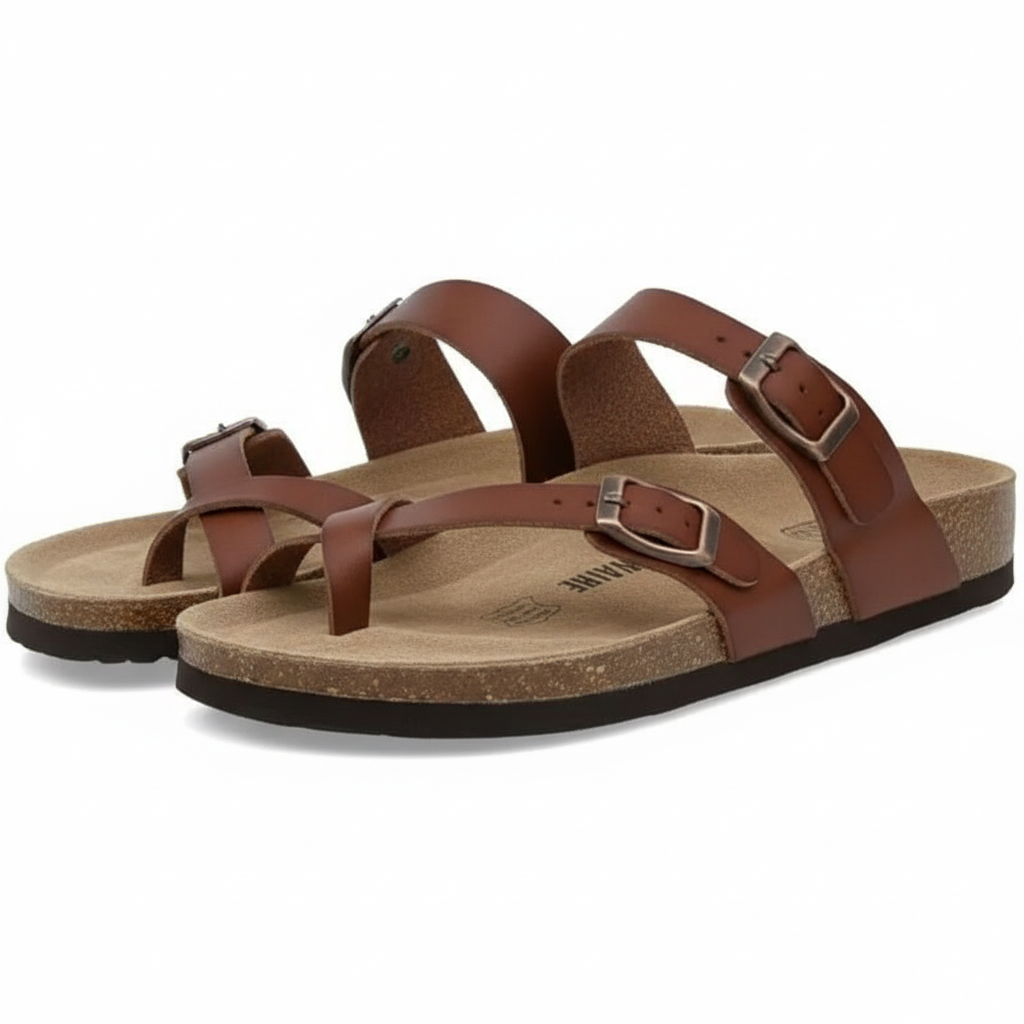 Women Open Design Clogs With Buckle Closure