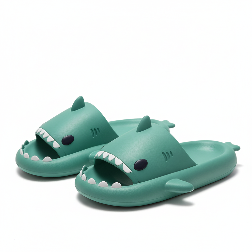 Cartoon Shark Slippers Slides Sandals