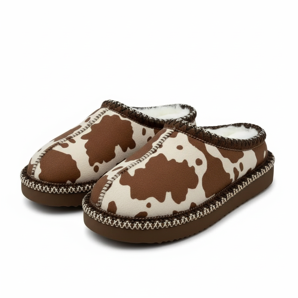 Georgina Pattern Slip On Slipper