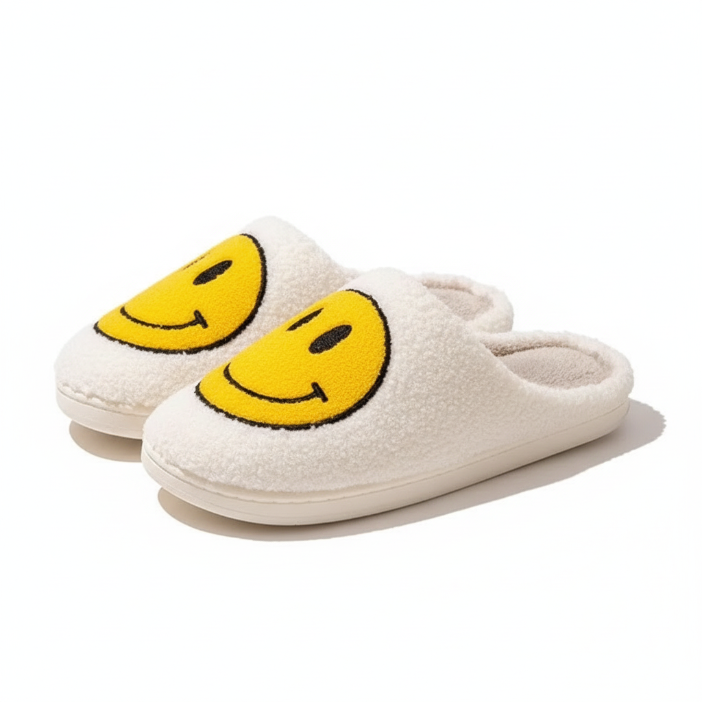 Cozy Smile Slippers For Indoor And Outdoor Wear