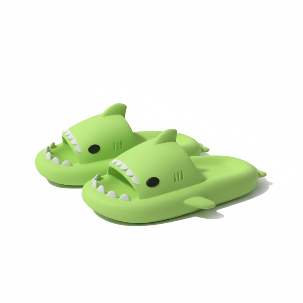 Non-Slip Shark Shaped Men & Women Slippers