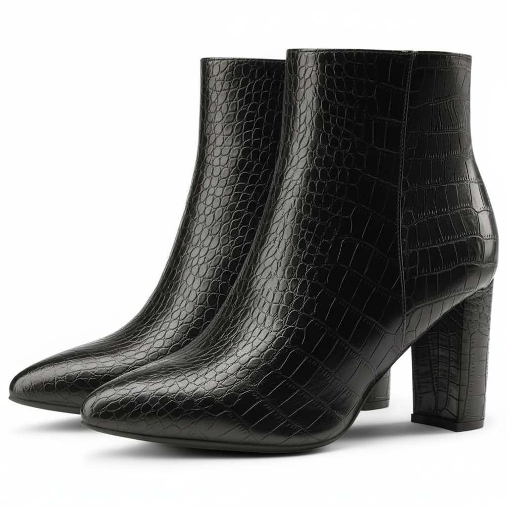 Textured Designer Boots
