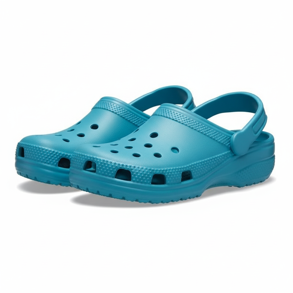 Lightweight Coral Garden Clogs With Strap