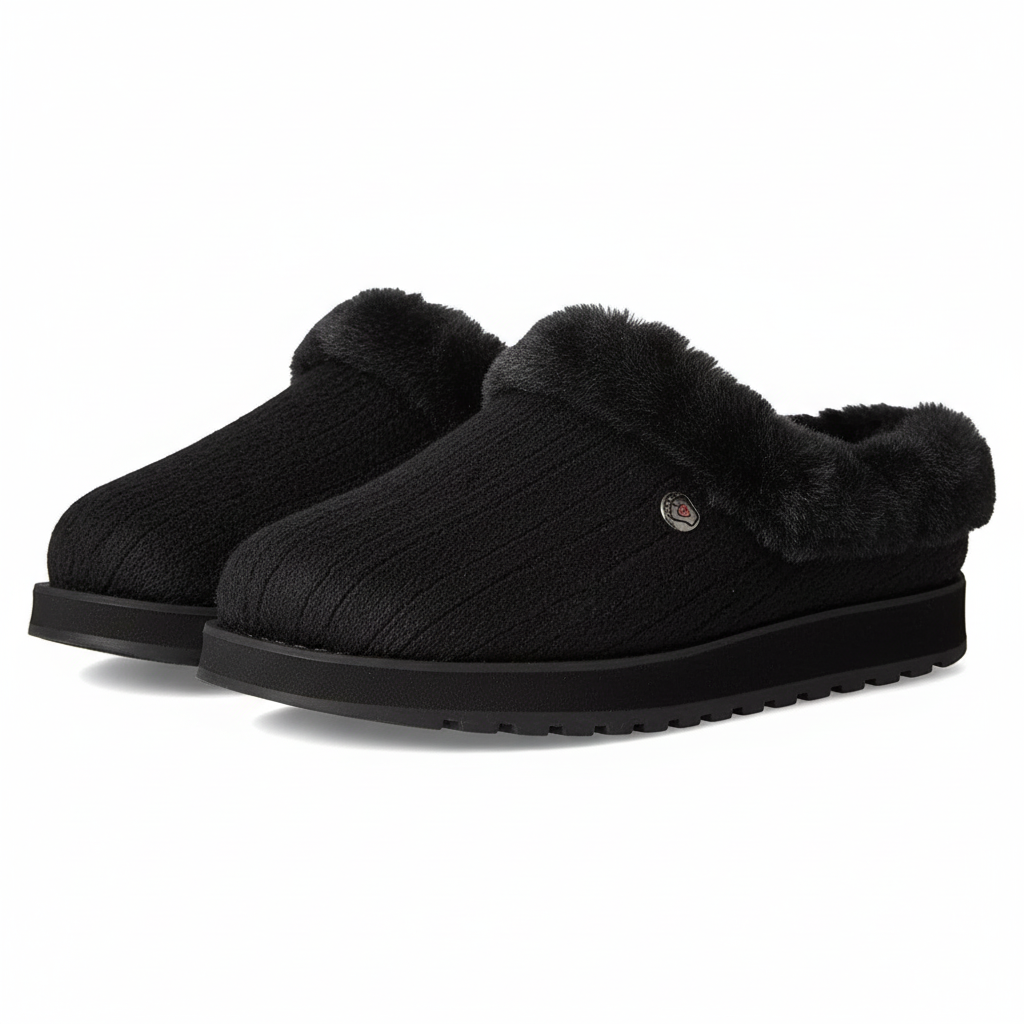 Faux Fur Lined Warm Slippers For Women In Winter