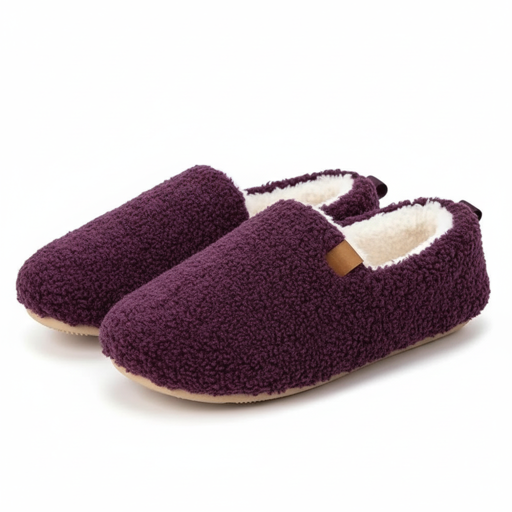 Soft Indoor Slippers For Women With Polar Fleece And Memory Foam