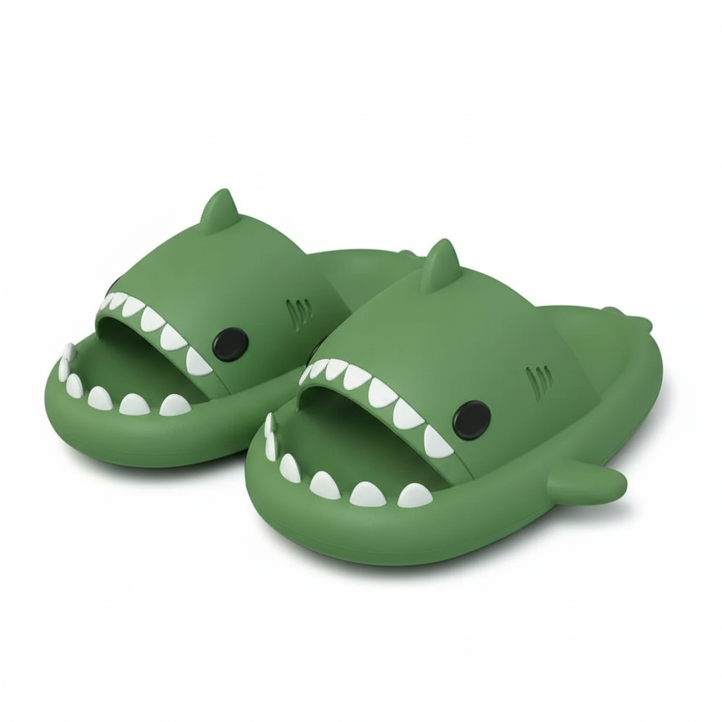 Non-Slip Shower Bathroom Shark Slippers