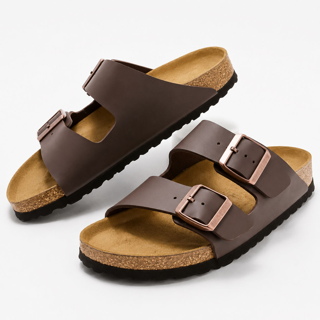 Two Strap Slide Sandals With Strap For Men