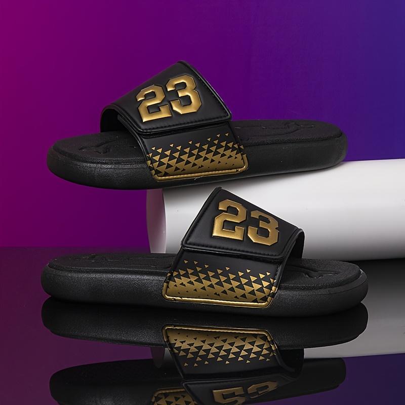 Carabiner Buckle Slide Sports Fashion Slippers For Men