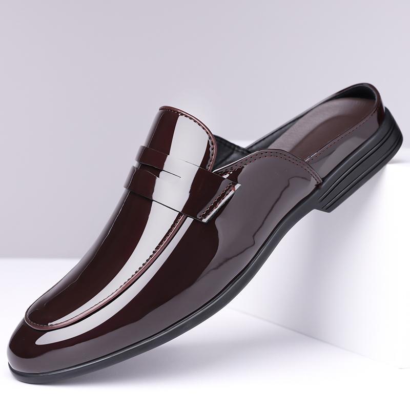 Versatile Summer Semi Drag Formal Shoes For Men