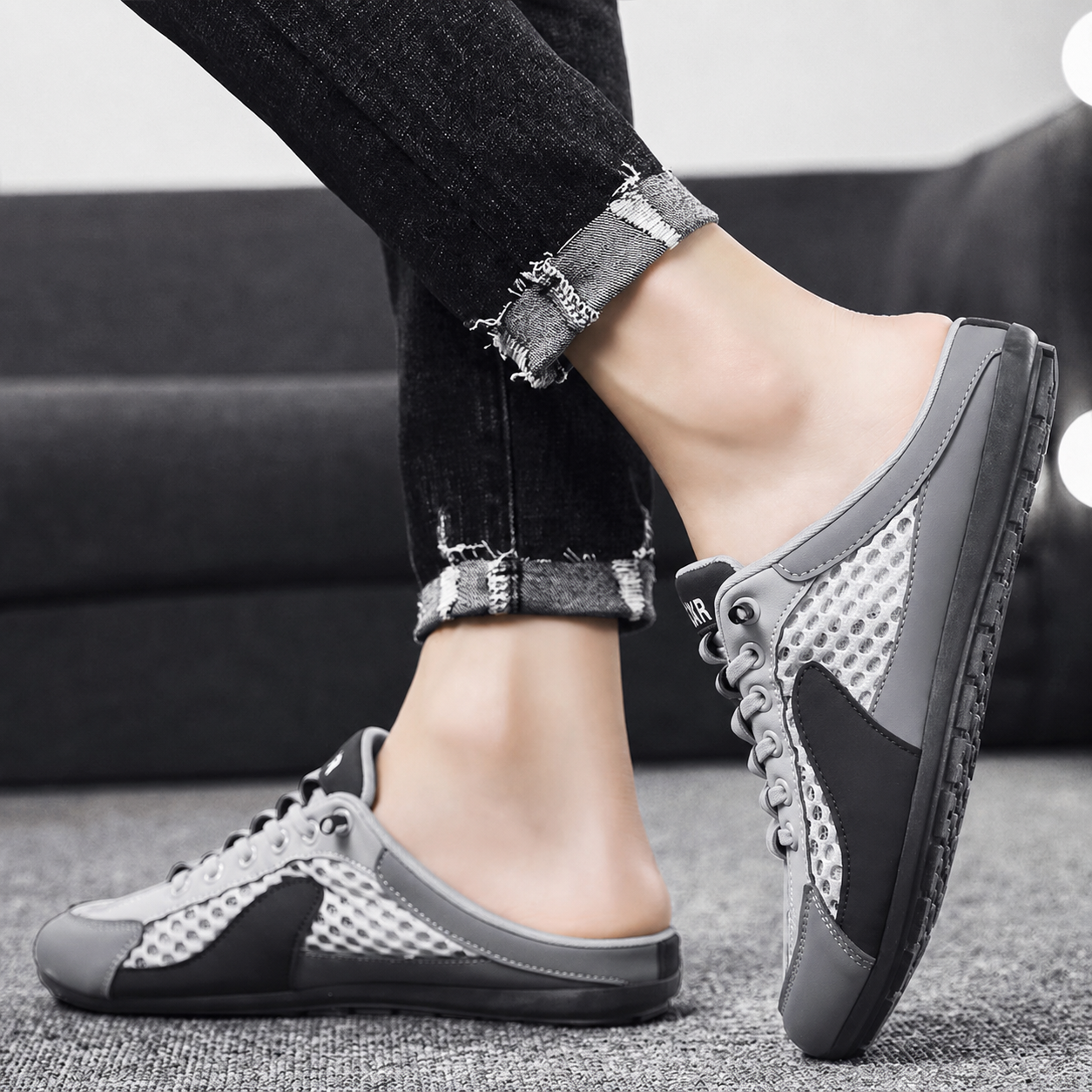 Athletic Lightweight Slip On Indoor And Beach Clog Shoes For Men