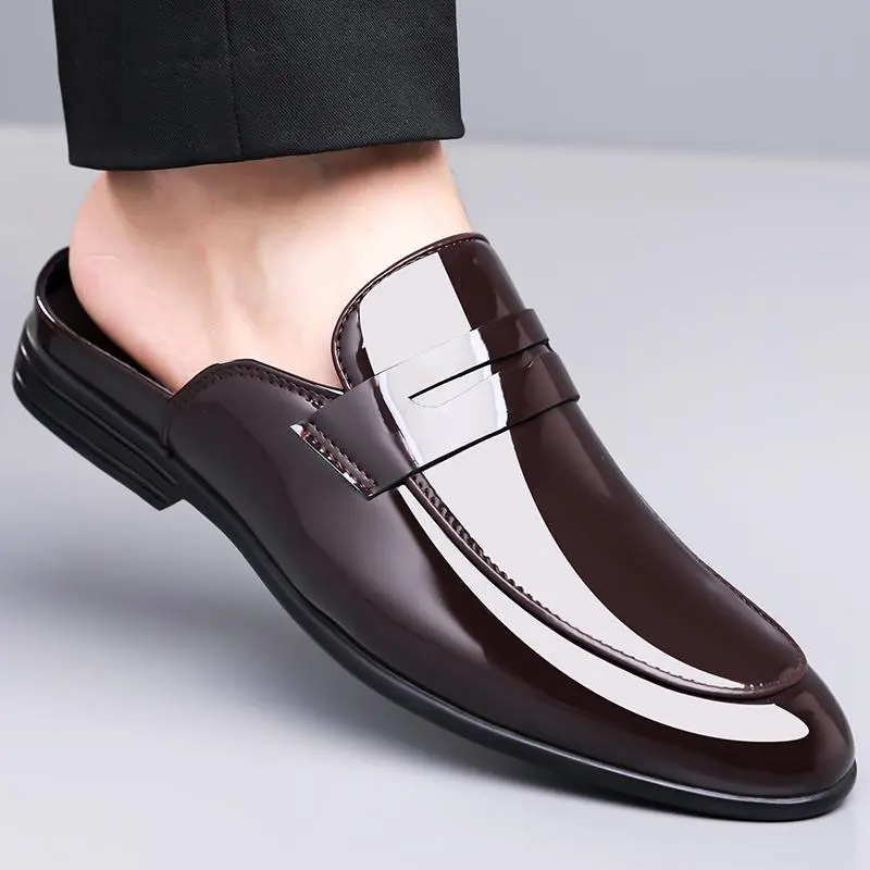 Versatile Summer Semi Drag Formal Shoes For Men