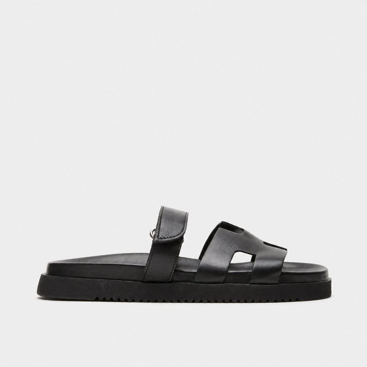 Casual Buckle Strap Platform Slide Sandals For Women
