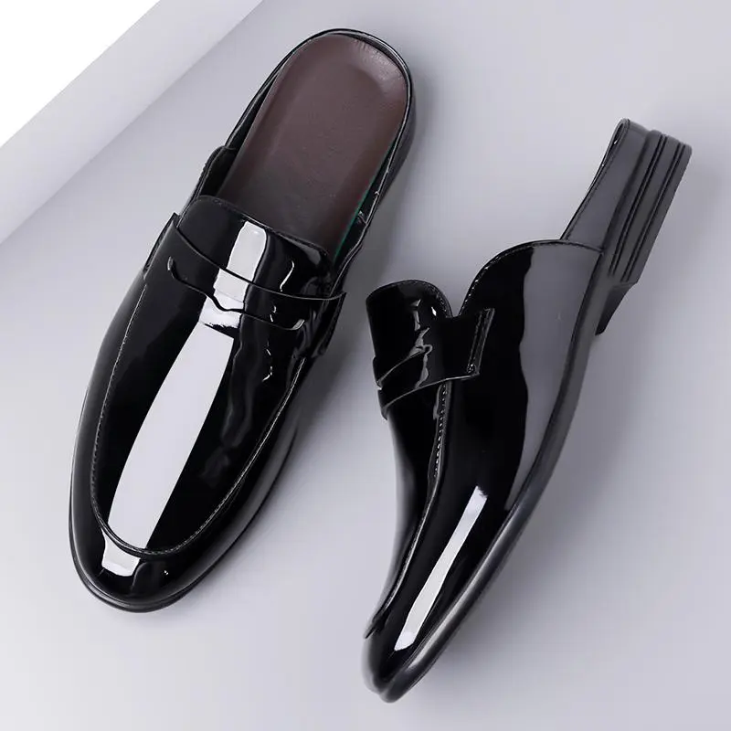 Versatile Summer Semi Drag Formal Shoes For Men