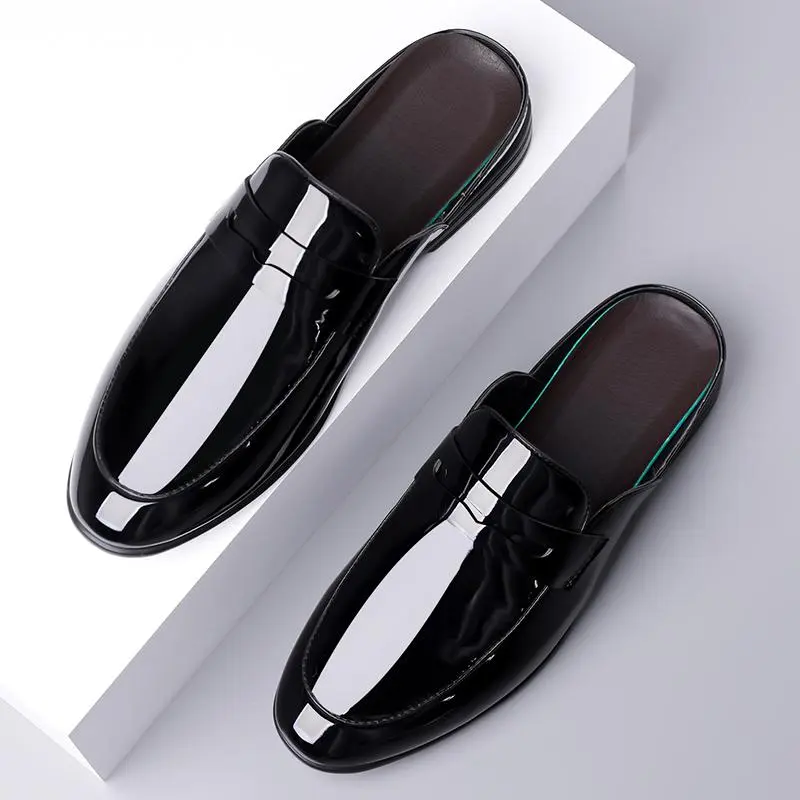 Versatile Summer Semi Drag Formal Shoes For Men